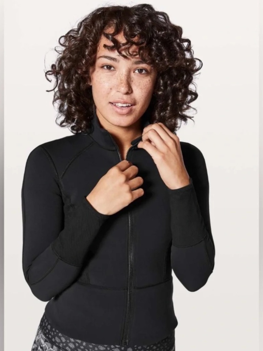 Lululemon Black Front and Centre Zip Jacket